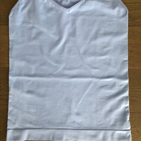 Blue V Neck form fitting Top (no tags) sz XS/S - Picture 2 of 3